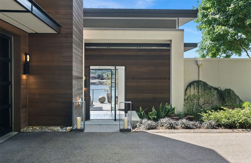 Stunning Gig Harbor, WA Home with 100' Low Bank Waterfront and Luxury Finishes Asking $6.6M