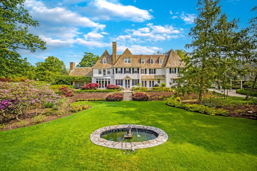 Sunnymede: An Opulent Sewickley Estate with Chateau-Inspired Design,  Exquisite Gardens, and Modern Amenities, Listed at $4.99 Million