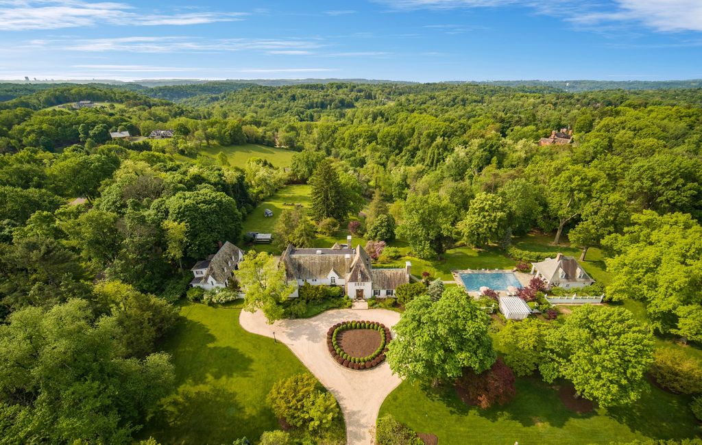 Sunnymede: An Opulent Sewickley Estate with Chateau-Inspired Design,  Exquisite Gardens, and Modern Amenities, Listed at $4.99 Million