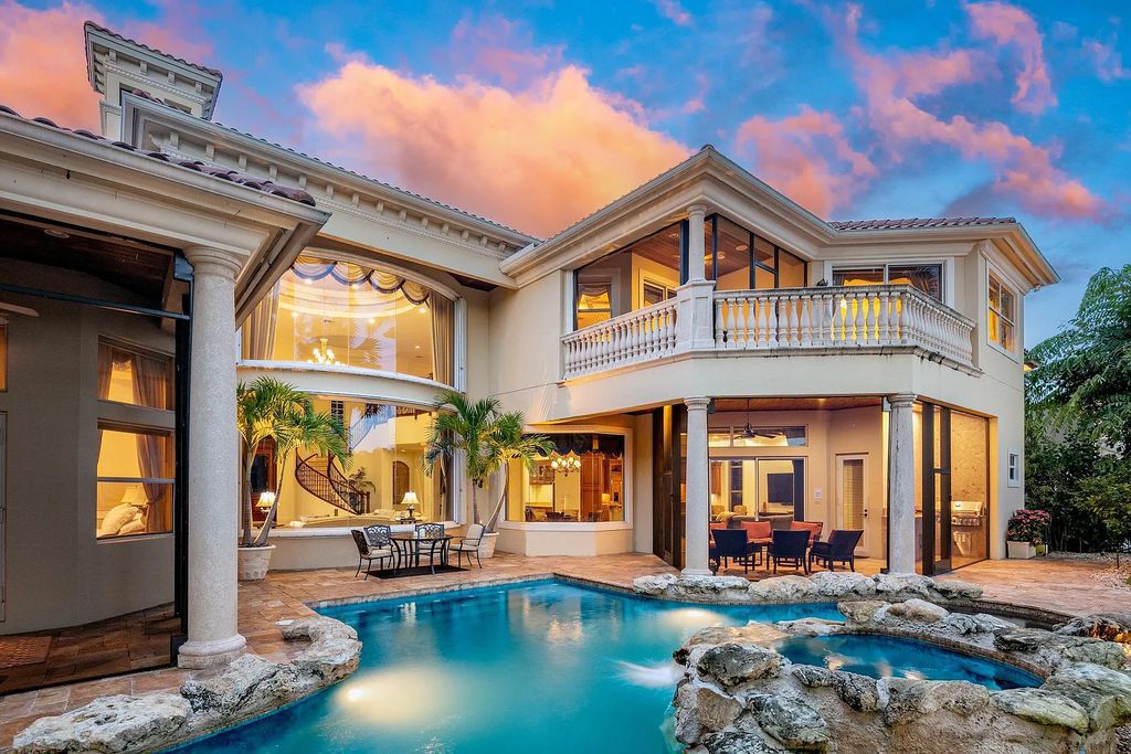Discover 8382 Del Prado Drive, a luxurious residence in Delray Beach's acclaimed Mizner Country Club. With 5 bedrooms, 8 bathrooms, and 7,684 square feet of living space, this meticulously designed home offers artisanal beauty, Mediterranean ambience, and comfort.