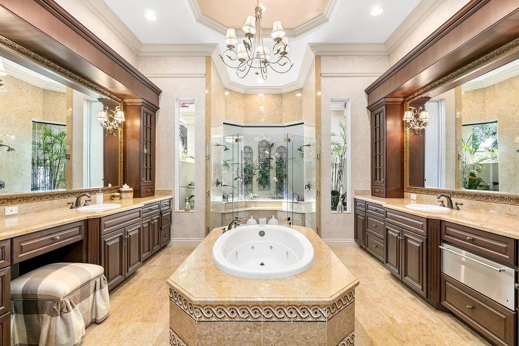 Discover 8382 Del Prado Drive, a luxurious residence in Delray Beach's acclaimed Mizner Country Club. With 5 bedrooms, 8 bathrooms, and 7,684 square feet of living space, this meticulously designed home offers artisanal beauty, Mediterranean ambience, and comfort.
