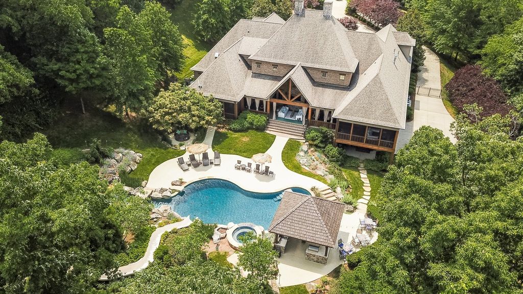 Tranquil Retreat: Exquisite Property in Franklin, TN with Over 150 Acres of Secluded Nature, Listed at $7.995M