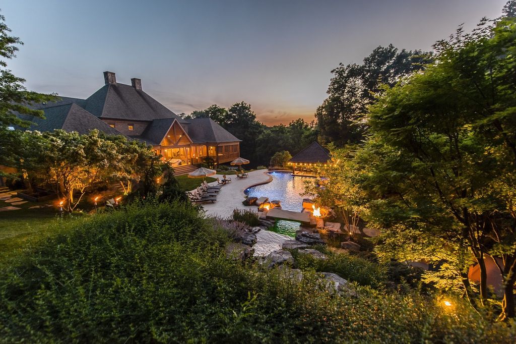Tranquil Retreat: Exquisite Property in Franklin, TN with Over 150 Acres of Secluded Nature, Listed at $7.995M