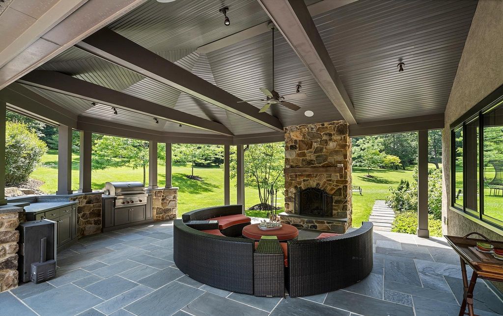 Unmatched Luxury and Distinctive Features Await in this $5.695M Malvern, PA Residence