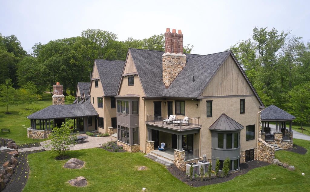 Unmatched Luxury and Distinctive Features Await in this $5.695M Malvern, PA Residence