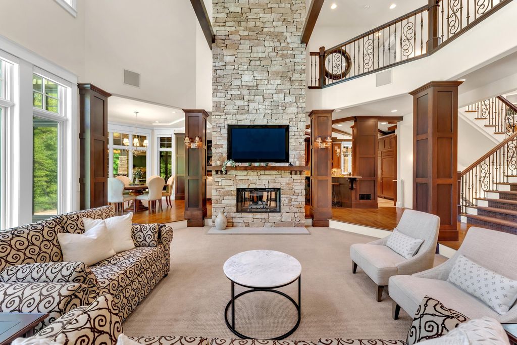 Unveiling an Exquisite Retreat: Captivating 5-Acre Wooded Estate in Skyevale's Gated Community Now Available for $3.75M