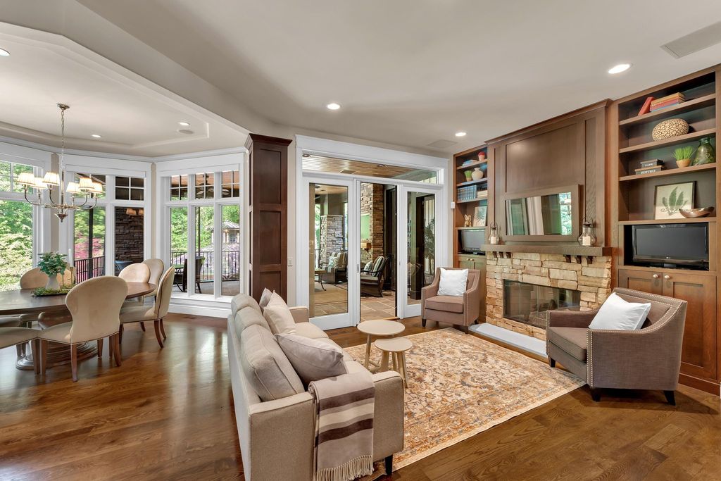 Unveiling an Exquisite Retreat: Captivating 5-Acre Wooded Estate in Skyevale's Gated Community Now Available for $3.75M