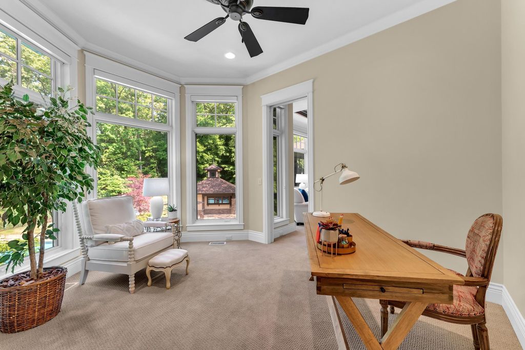 Unveiling an Exquisite Retreat: Captivating 5-Acre Wooded Estate in Skyevale's Gated Community Now Available for $3.75M