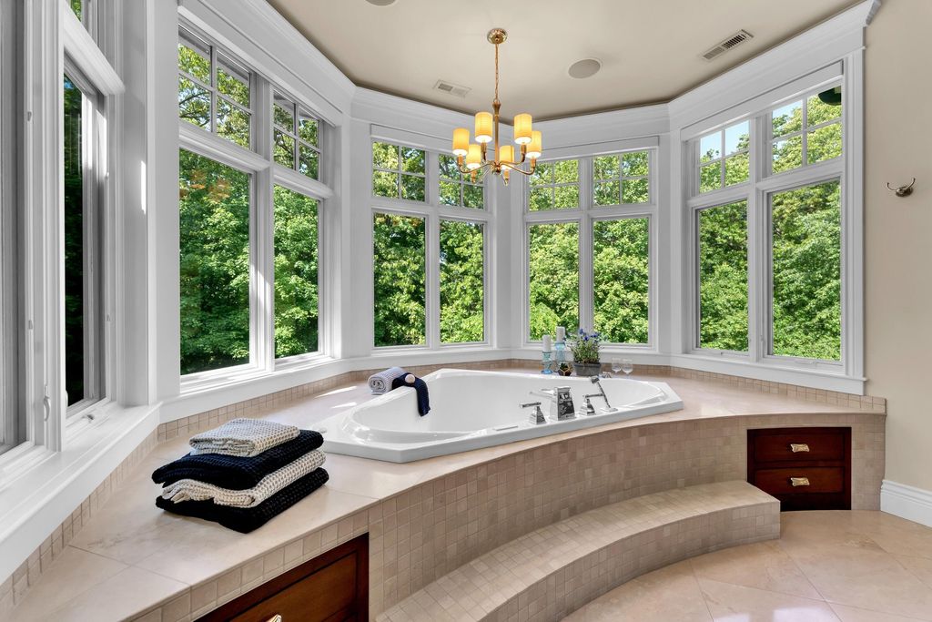 Unveiling an Exquisite Retreat: Captivating 5-Acre Wooded Estate in Skyevale's Gated Community Now Available for $3.75M