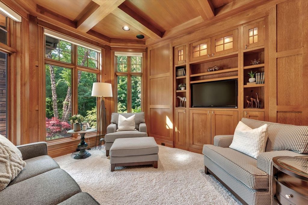 Unveiling an Exquisite Retreat: Captivating 5-Acre Wooded Estate in Skyevale's Gated Community Now Available for $3.75M