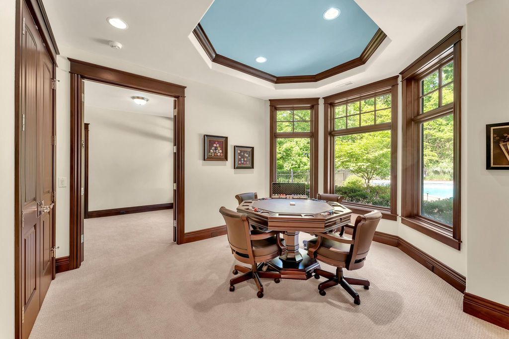 Unveiling an Exquisite Retreat: Captivating 5-Acre Wooded Estate in Skyevale's Gated Community Now Available for $3.75M