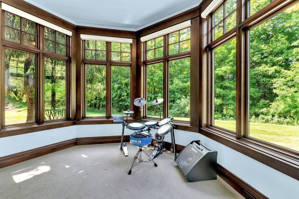 Unveiling an Exquisite Retreat: Captivating 5-Acre Wooded Estate in Skyevale's Gated Community Now Available for $3.75M