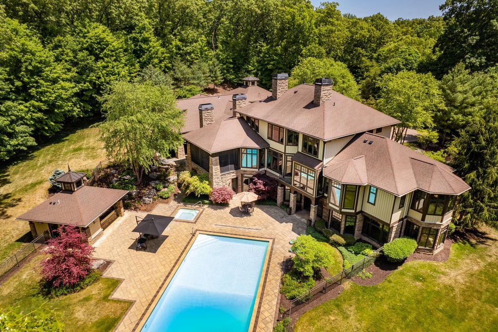 Unveiling an Exquisite Retreat: Captivating 5-Acre Wooded Estate in Skyevale's Gated Community Now Available for $3.75M