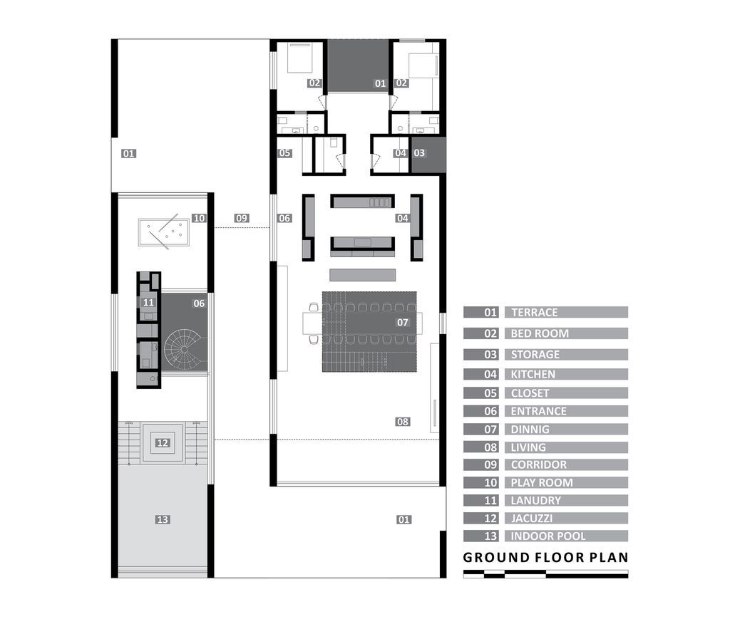 Villa Number 75, Elegant Project in Iran designed by 3rd Skin Architects