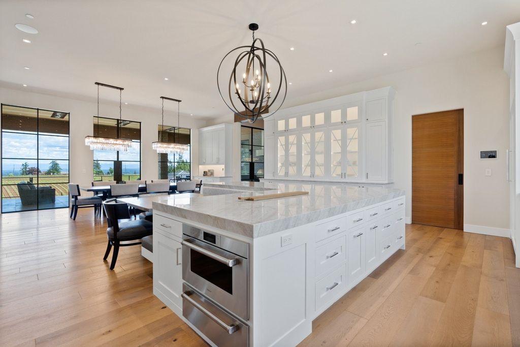 Vineyard Estate with Mt Hood Views and Napa-Inspired Ambiance in West Linn, OR Offered at $6.25M