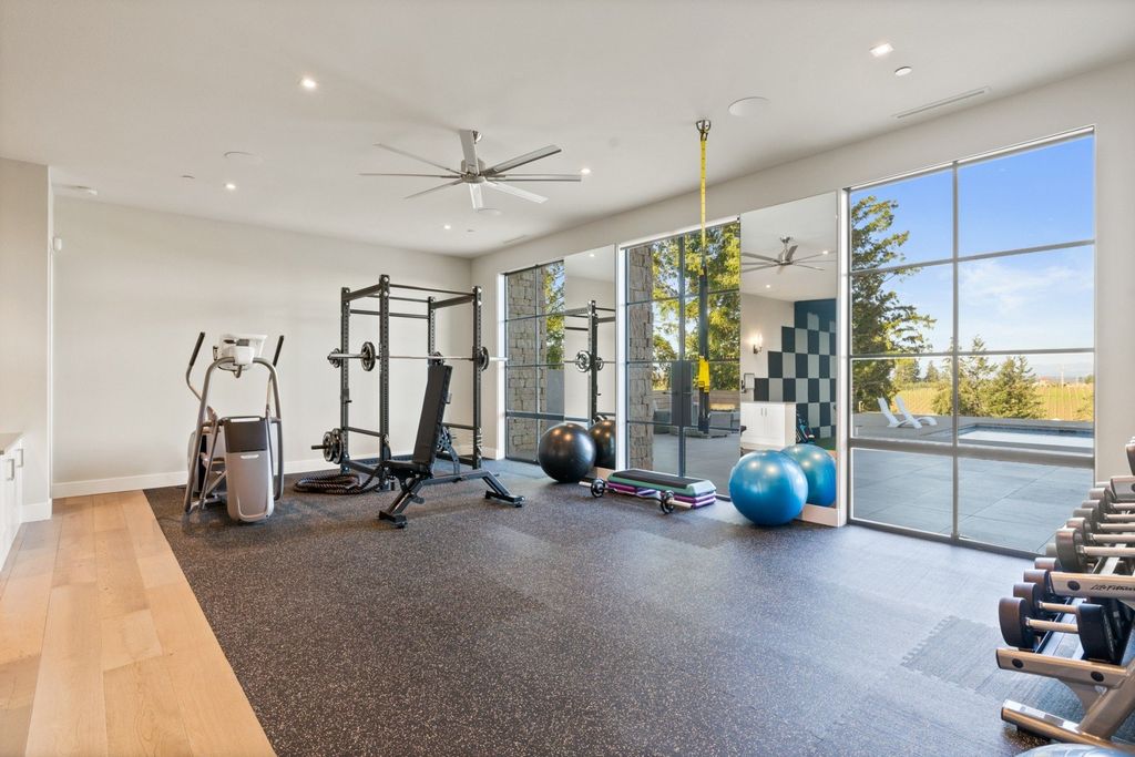 Vineyard Estate with Mt Hood Views and Napa-Inspired Ambiance in West Linn, OR Offered at $6.25M