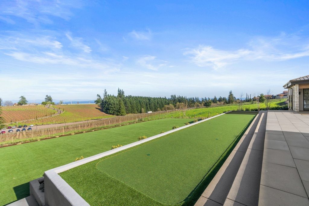 Vineyard Estate with Mt Hood Views and Napa-Inspired Ambiance in West Linn, OR Offered at $6.25M