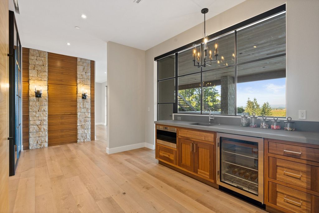 Vineyard Estate with Mt Hood Views and Napa-Inspired Ambiance in West Linn, OR Offered at $6.25M