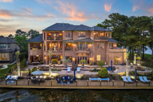 Magnificent Custom Waterfront Home in Montgomery, Texas Offers Full Amenities