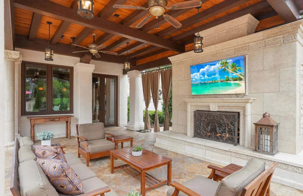 16756 Los Morros Home in Rancho Santa Fe, California. Explore this magnificent Mediterranean estate in Rancho Santa Fe's coveted Covenant. Situated on nearly two acres of lush grounds, this grand residence effortlessly combines opulence with a welcoming ambiance. With impressive features including a paradise pool, gourmet kitchen, spacious living areas, and luxurious amenities, this estate offers the epitome of refined living. Discover a luxurious retreat that seamlessly blends grandeur, comfort, and sophistication in one of Southern California's most prestigious neighborhoods.
