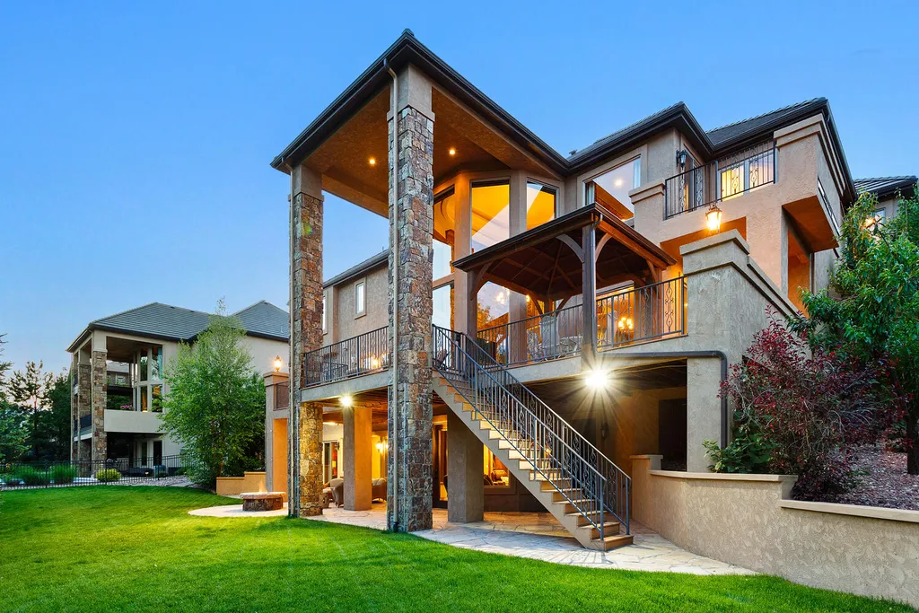 17476 West 69th Avenue Home in Arvada, Colorado. Step into a true work of art in this premier Arvada estate. Custom-built with meticulous attention to detail, this Old European-inspired home boasts luxury finishes, en-suite bedrooms, and high-tech smart home upgrades. Enjoy 7,614 sqft of living space, featuring a state-of-the-art home theater, gourmet kitchen, European sauna room, and more. 