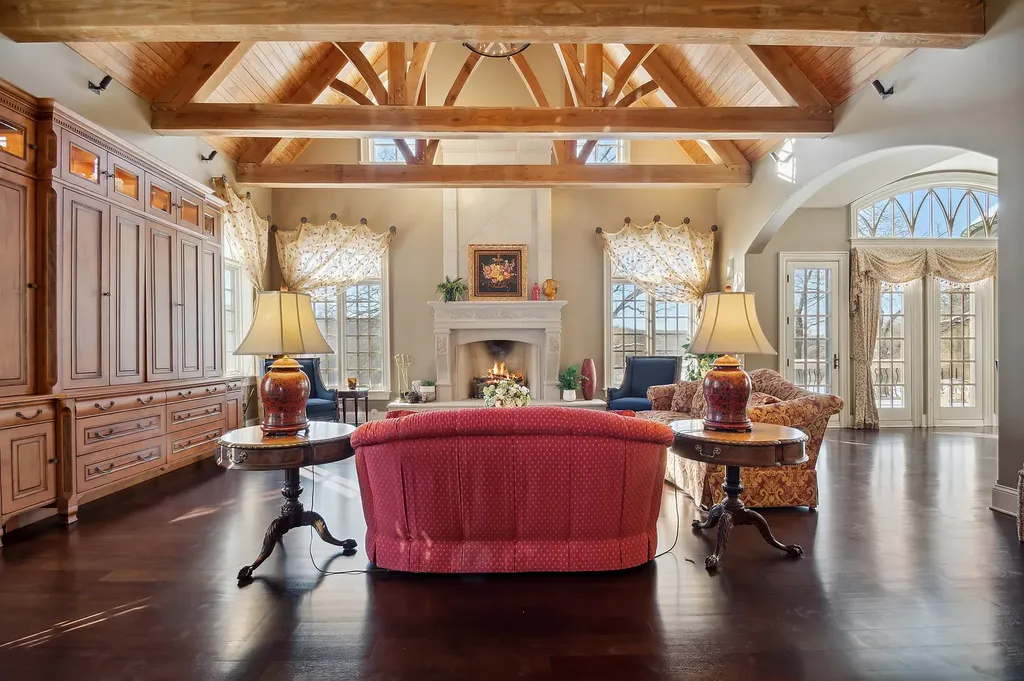2 Rock Ridge Road Home in Barrington, Illinois. Discover the beauty of this one-of-a-kind estate in Barrington Hills, situated on 12.3 acres of picturesque land. This stunning home showcases expert craftsmanship, finest materials, and luxurious amenities. 