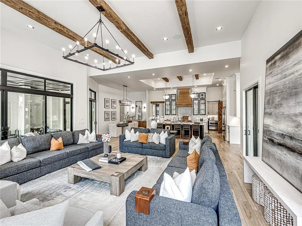 3108 Blackstone Drive Home in Edmond, Oklahoma. Welcome to your dream oasis! Prepare to be captivated by this extraordinary home, encompassing over 7,300 square feet of unparalleled luxury and exquisite designer finishes. Every detail has been meticulously crafted to create a space that will leave you in awe.