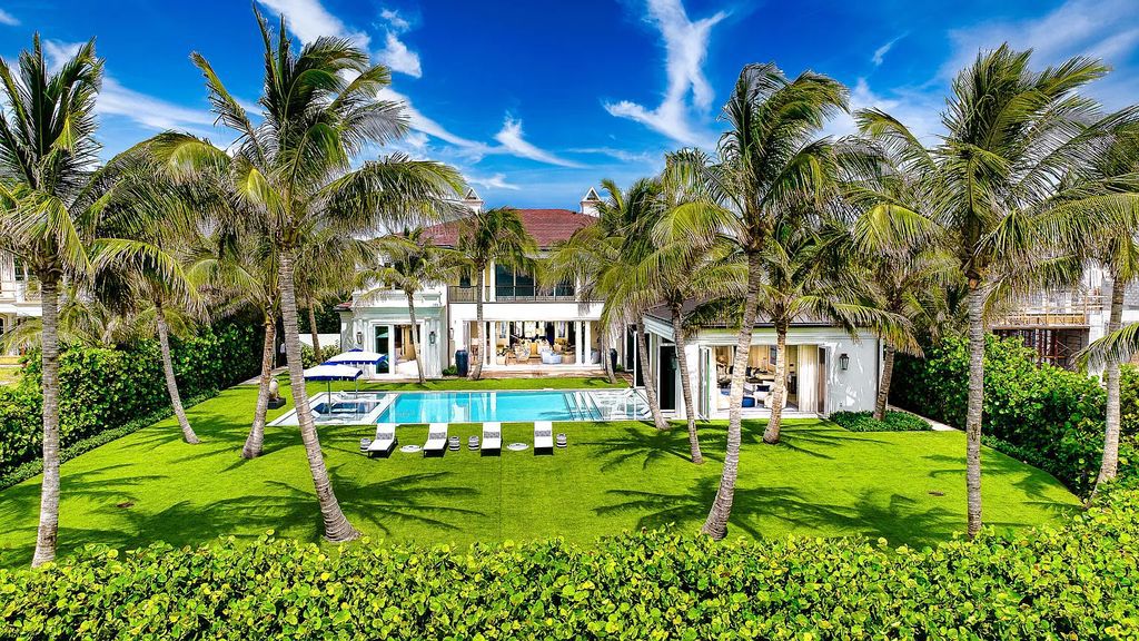 Introducing an extraordinary residence at 701 S Ocean Boulevard in Delray Beach, Florida. Crafted by renowned builder Mark Timothy Luxury Homes and designed by Jeffrey Strasser, this 6-bedrooms, 11-bathrooms masterpiece sets a new standard for luxurious beachfront living.
