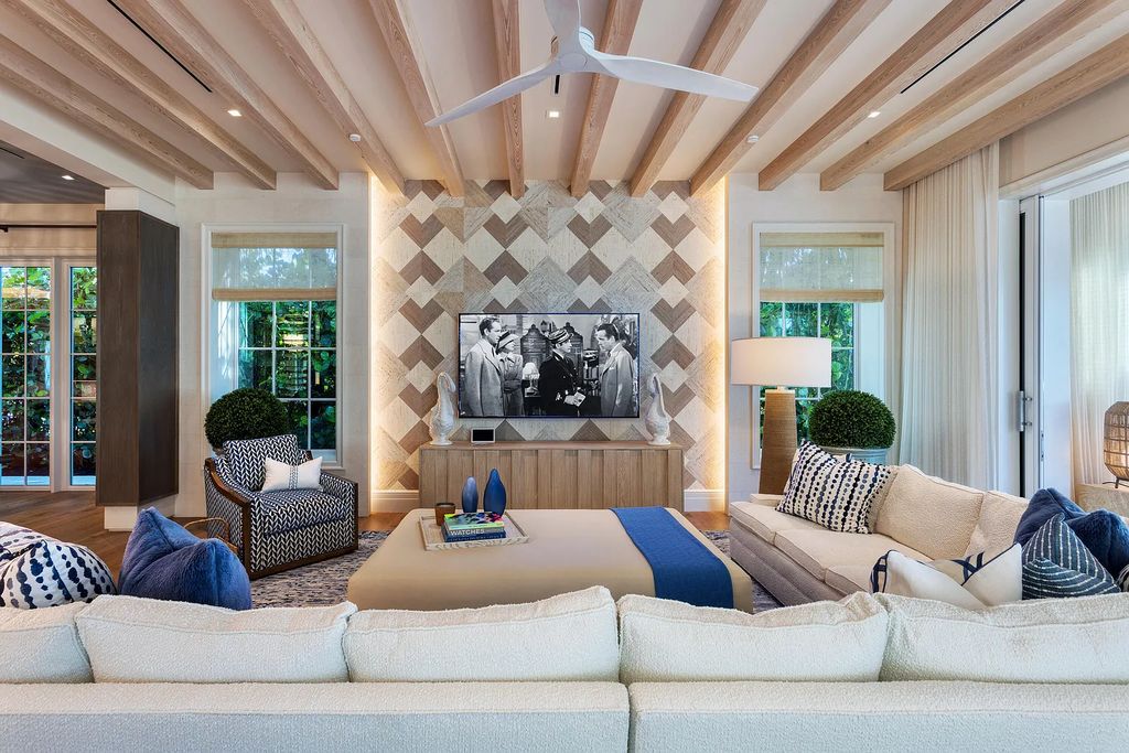 Introducing an extraordinary residence at 701 S Ocean Boulevard in Delray Beach, Florida. Crafted by renowned builder Mark Timothy Luxury Homes and designed by Jeffrey Strasser, this 6-bedrooms, 11-bathrooms masterpiece sets a new standard for luxurious beachfront living.