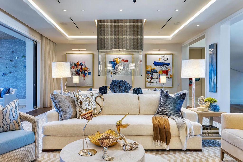 Introducing an extraordinary residence at 701 S Ocean Boulevard in Delray Beach, Florida. Crafted by renowned builder Mark Timothy Luxury Homes and designed by Jeffrey Strasser, this 6-bedrooms, 11-bathrooms masterpiece sets a new standard for luxurious beachfront living.