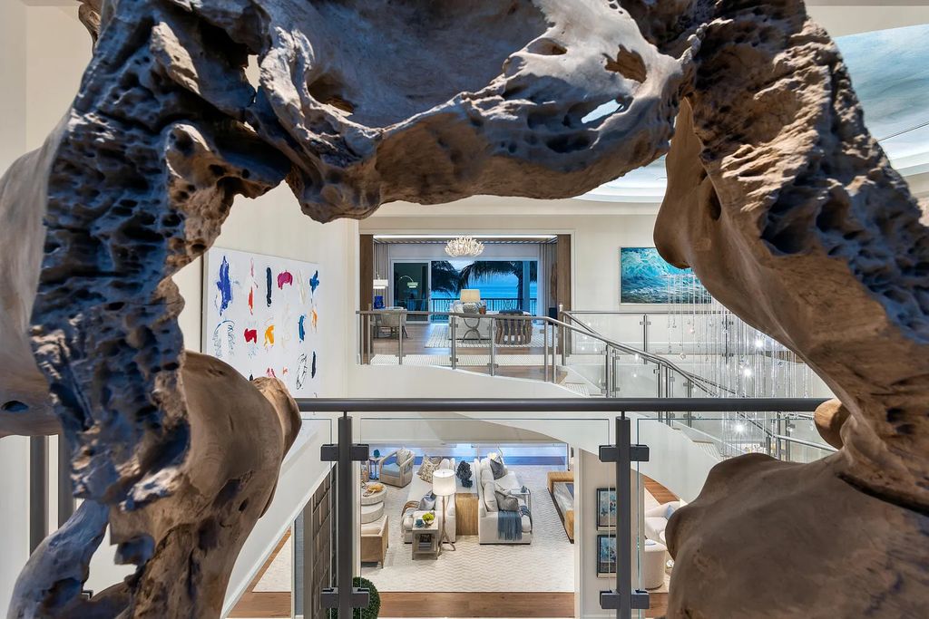 Introducing an extraordinary residence at 701 S Ocean Boulevard in Delray Beach, Florida. Crafted by renowned builder Mark Timothy Luxury Homes and designed by Jeffrey Strasser, this 6-bedrooms, 11-bathrooms masterpiece sets a new standard for luxurious beachfront living.