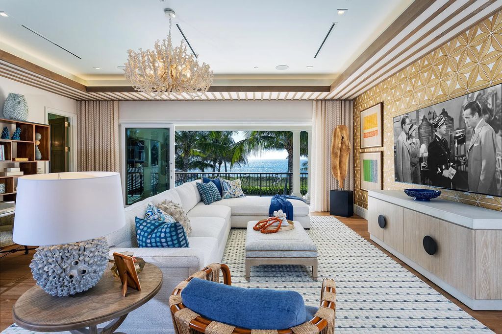 Introducing an extraordinary residence at 701 S Ocean Boulevard in Delray Beach, Florida. Crafted by renowned builder Mark Timothy Luxury Homes and designed by Jeffrey Strasser, this 6-bedrooms, 11-bathrooms masterpiece sets a new standard for luxurious beachfront living.