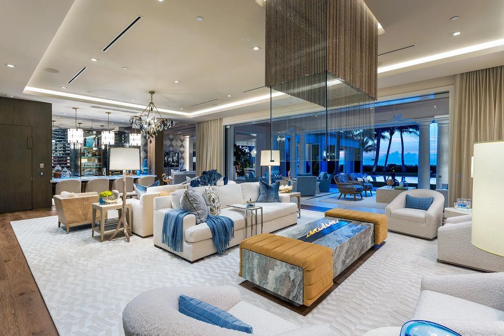 Introducing an extraordinary residence at 701 S Ocean Boulevard in Delray Beach, Florida. Crafted by renowned builder Mark Timothy Luxury Homes and designed by Jeffrey Strasser, this 6-bedrooms, 11-bathrooms masterpiece sets a new standard for luxurious beachfront living.