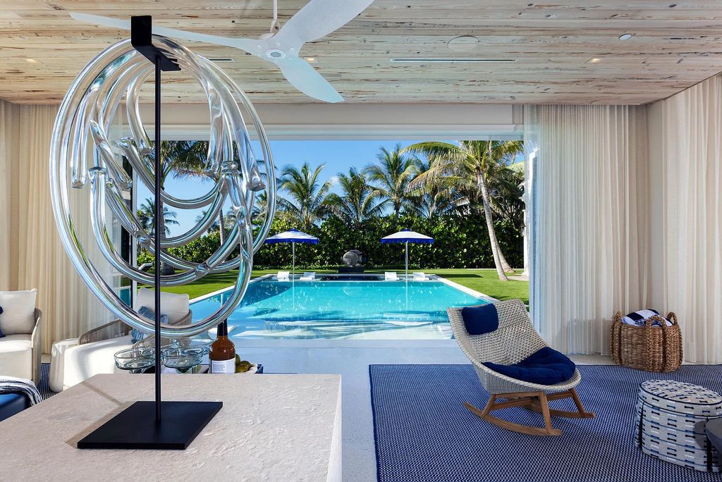 Introducing an extraordinary residence at 701 S Ocean Boulevard in Delray Beach, Florida. Crafted by renowned builder Mark Timothy Luxury Homes and designed by Jeffrey Strasser, this 6-bedrooms, 11-bathrooms masterpiece sets a new standard for luxurious beachfront living.