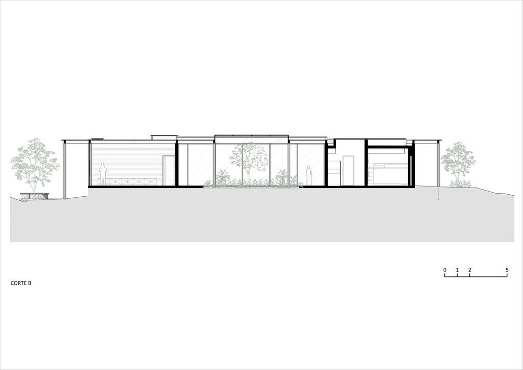 Bauer House with Orthogonal Design by Luiz Paulo Andrade Arquitetos