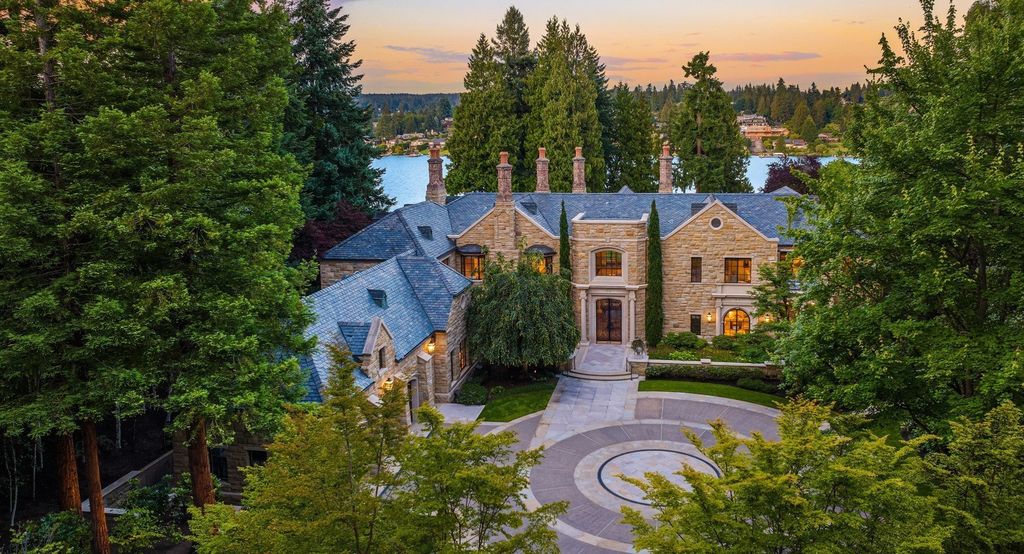 Breathtaking 4.3-Acre Legacy Estate on Lake Washington in Hunts Point, Washington Asking for $70 Million