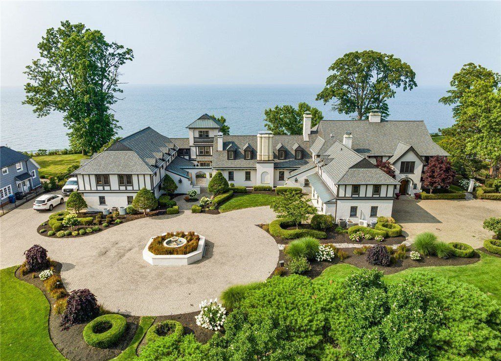 Breathtaking Lakefront English Cotswold Tudor Home in Lakewood, Ohio - A Luxurious Elegance at $3.4 Million