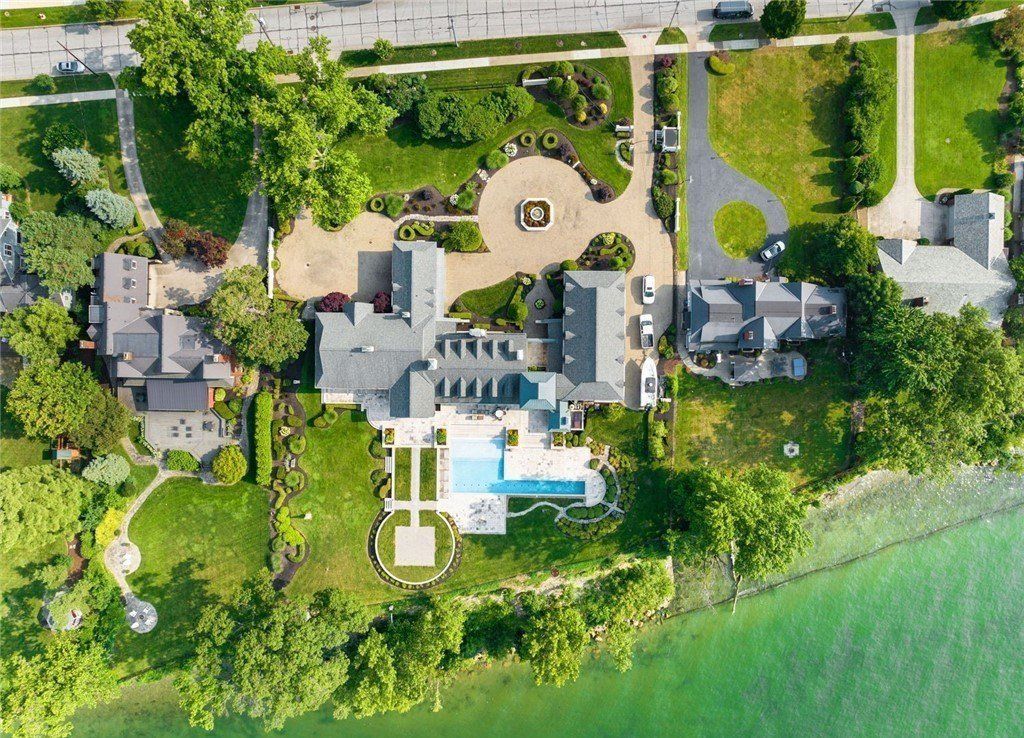 Breathtaking Lakefront English Cotswold Tudor Home in Lakewood, Ohio - A Luxurious Elegance at $3.4 Million