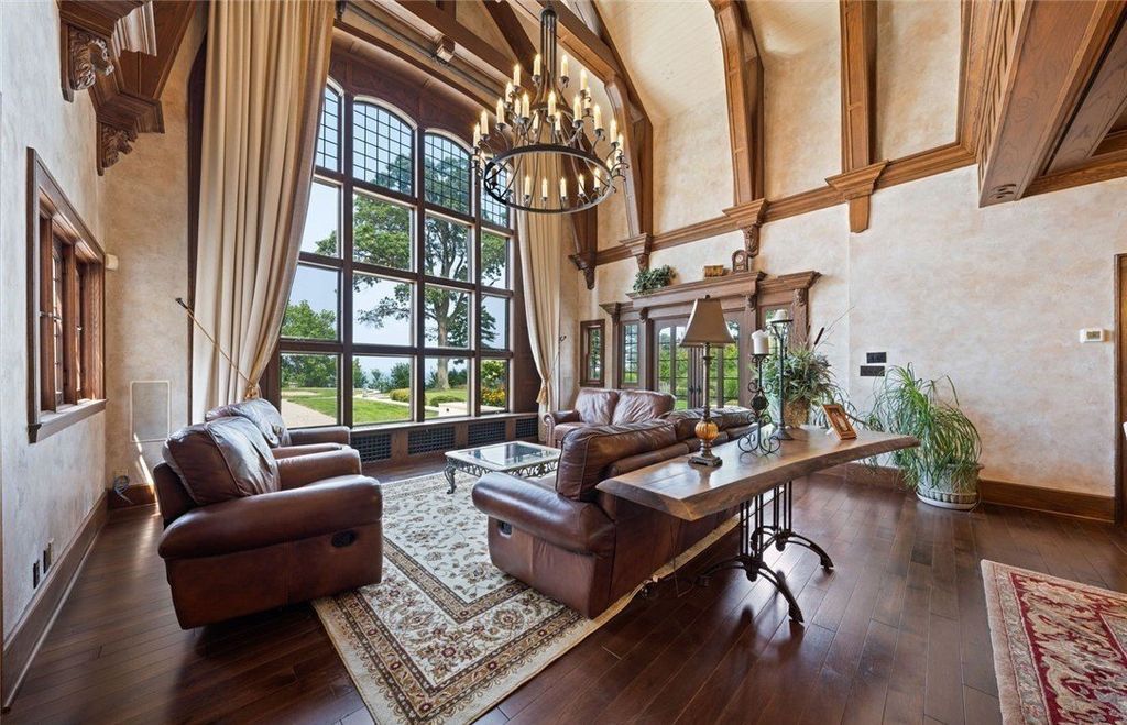 Breathtaking Lakefront English Cotswold Tudor Home in Lakewood, Ohio - A Luxurious Elegance at $3.4 Million