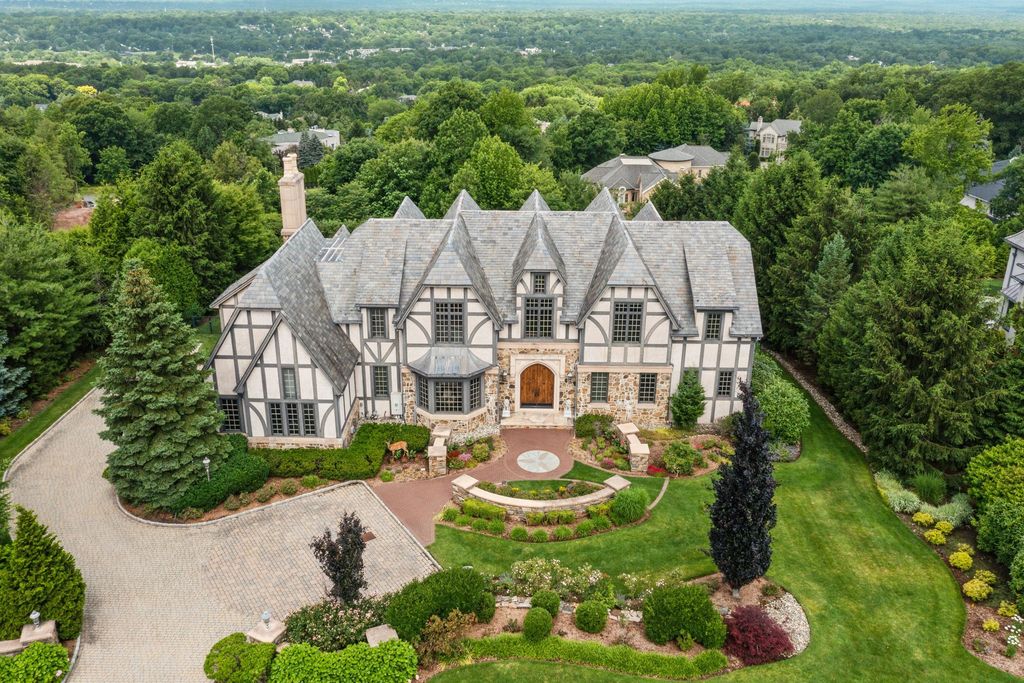 Captivating Tudor-Style Residence in Cresskill, New Jersey: A Haven of Pure Luxury Listed at $4.795 Million