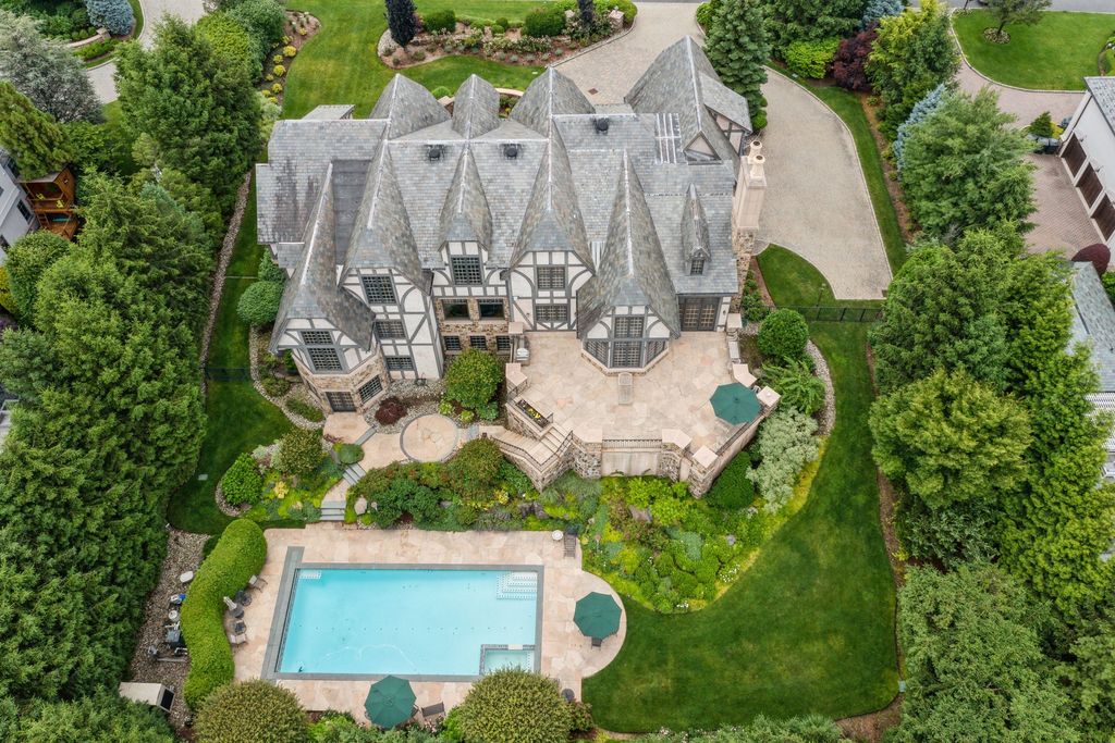 Captivating Tudor-Style Residence in Cresskill, New Jersey: A Haven of Pure Luxury Listed at $4.795 Million