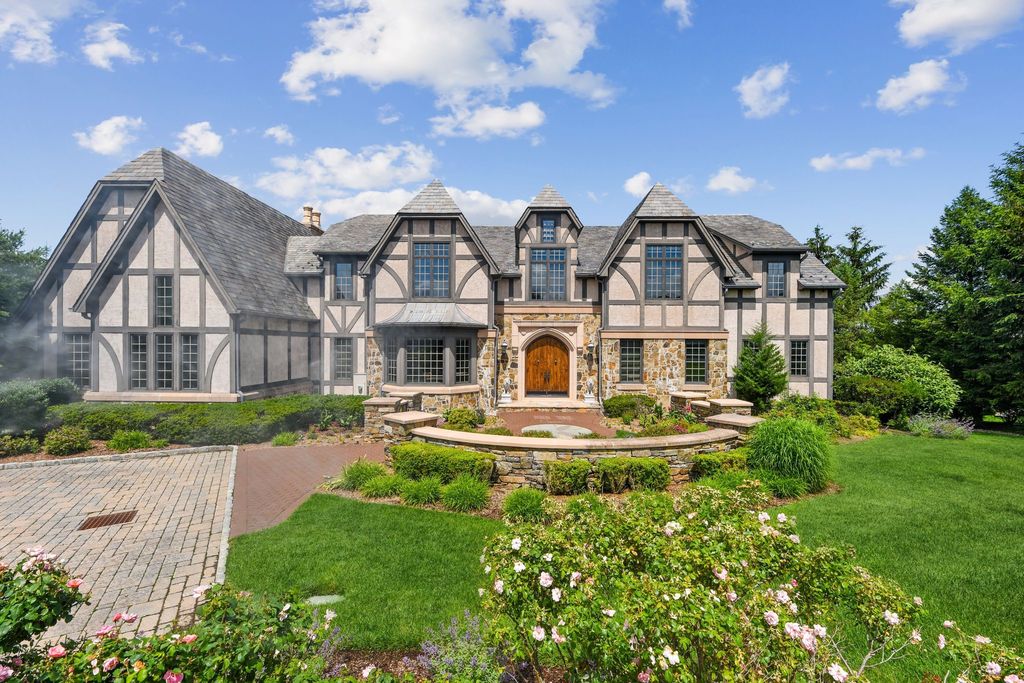 Captivating Tudor-Style Residence in Cresskill, New Jersey: A Haven of Pure Luxury Listed at $4.795 Million