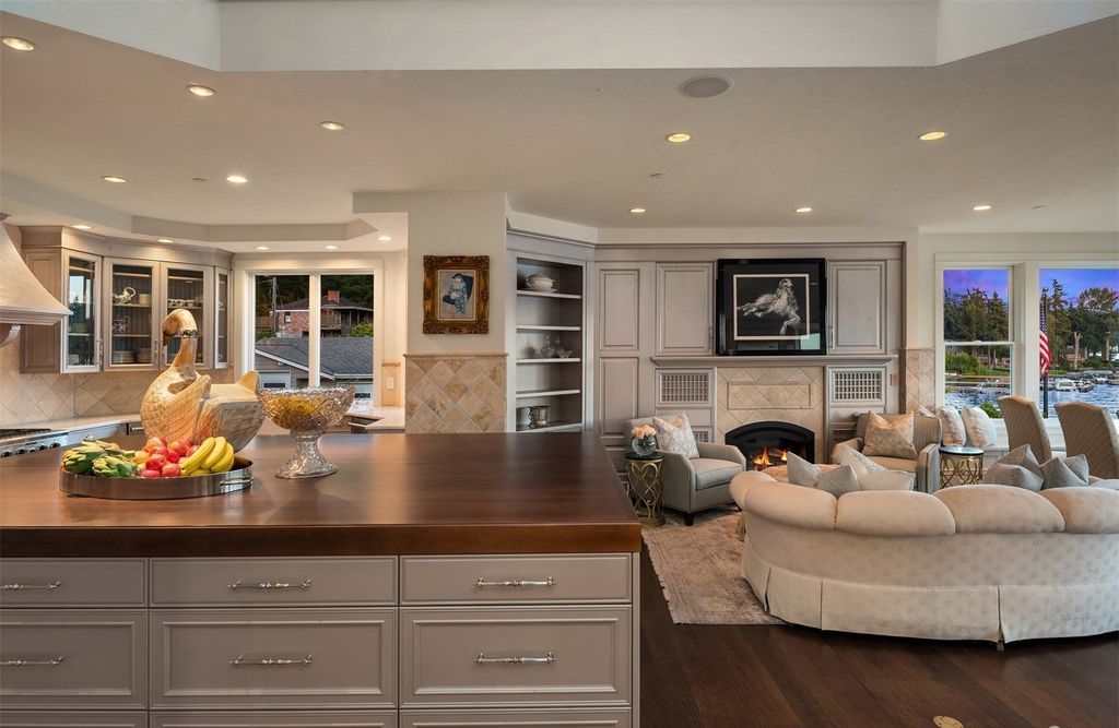 Experience the Epitome of Waterfront Luxury - $11.875 Million Private Gated Estate at Bellevue, Washington