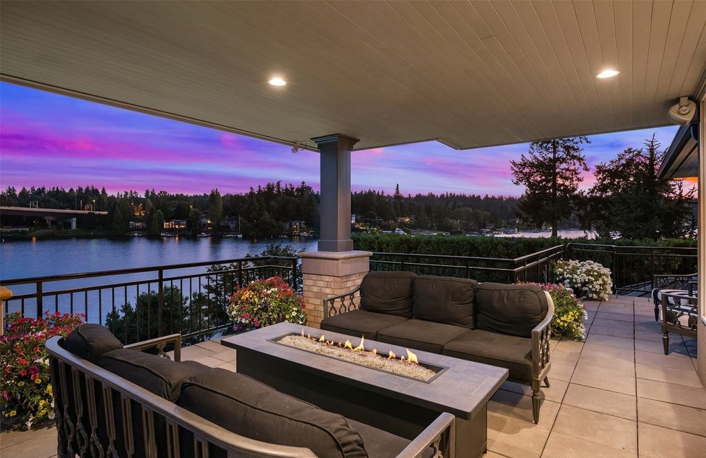 Experience the Epitome of Waterfront Luxury - $11.875 Million Private Gated Estate at Bellevue, Washington