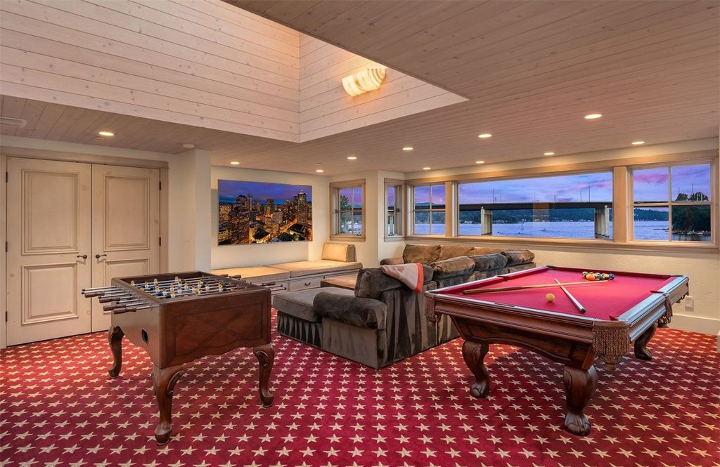Experience the Epitome of Waterfront Luxury - $11.875 Million Private Gated Estate at Bellevue, Washington