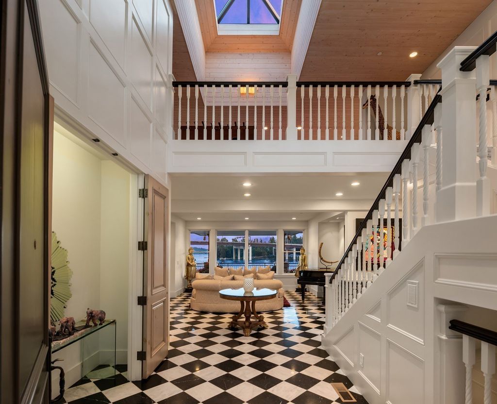 Experience the Epitome of Waterfront Luxury - $11.875 Million Private Gated Estate at Bellevue, Washington
