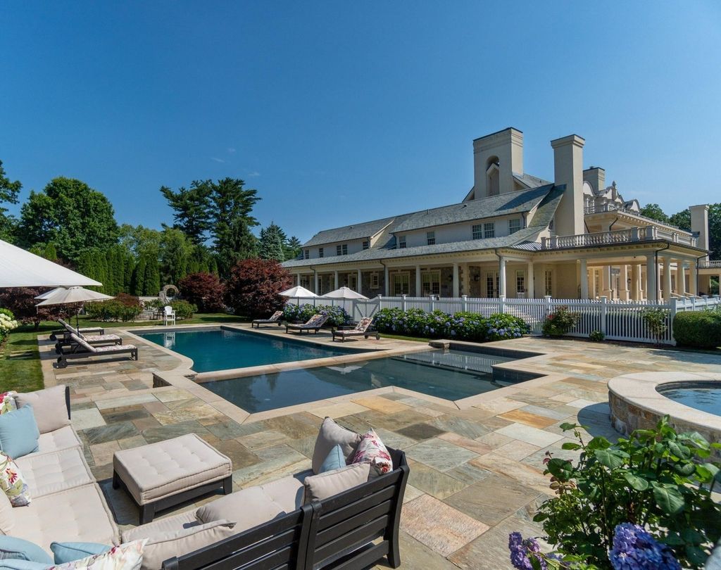 Exquisite 19-Acre Estate in Greenwich, Connecticut: A Masterpiece of Architectural Integrity and Luxury, Offered at $33.8M