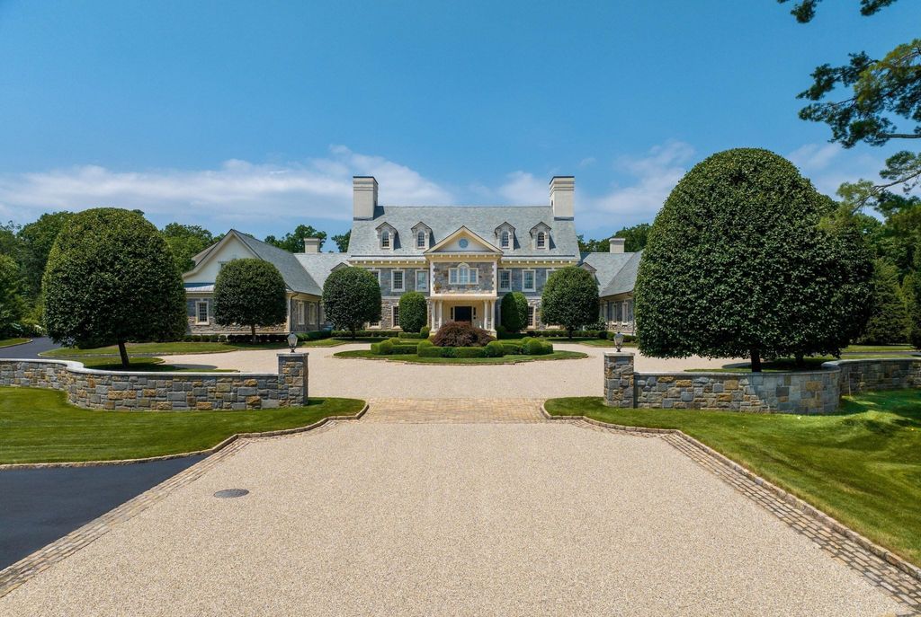 Exquisite 19-Acre Estate in Greenwich, Connecticut: A Masterpiece of Architectural Integrity and Luxury, Offered at $33.8M