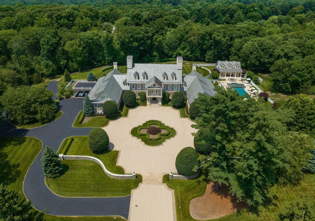 Exquisite 19-Acre Estate in Greenwich, Connecticut: A Masterpiece of Architectural Integrity and Luxury, Offered at $33.8M