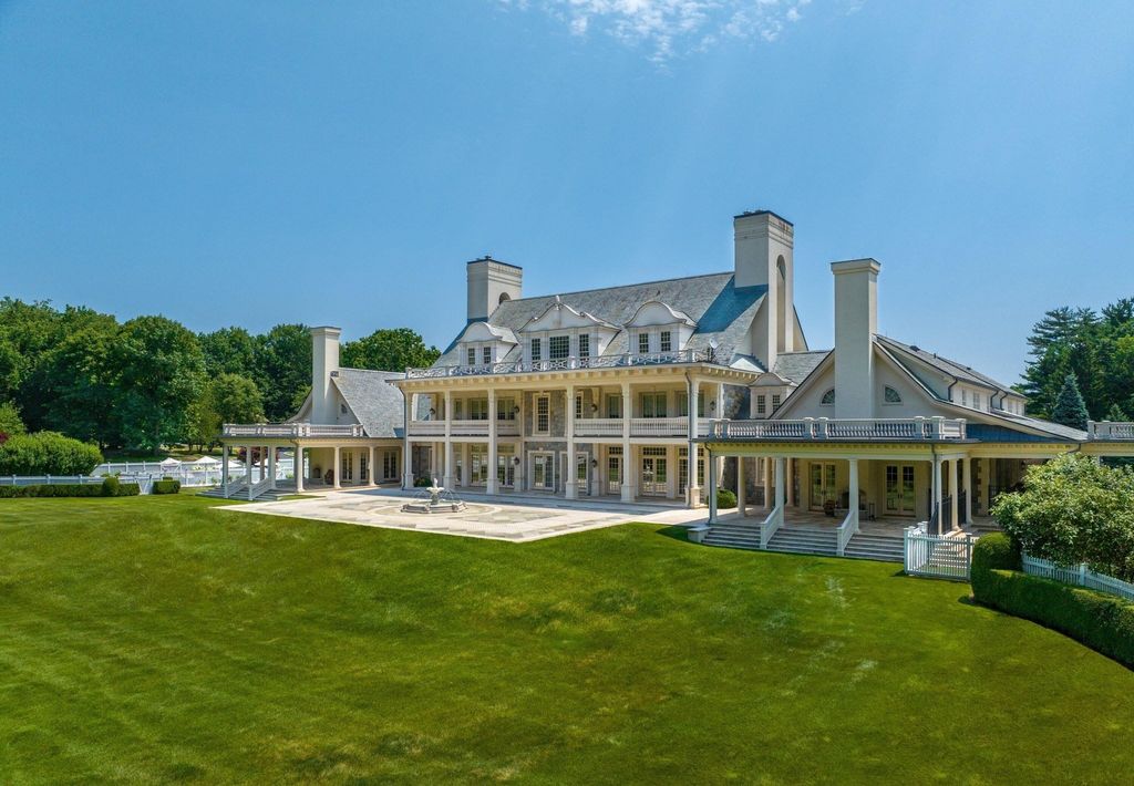 Exquisite 19-Acre Estate in Greenwich, Connecticut: A Masterpiece of Architectural Integrity and Luxury, Offered at $33.8M